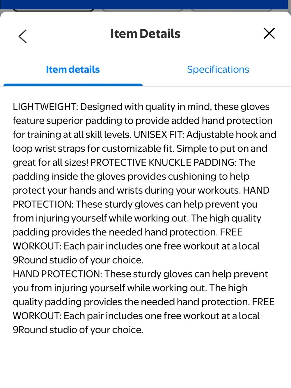 9Round White Red Boxing Gloves